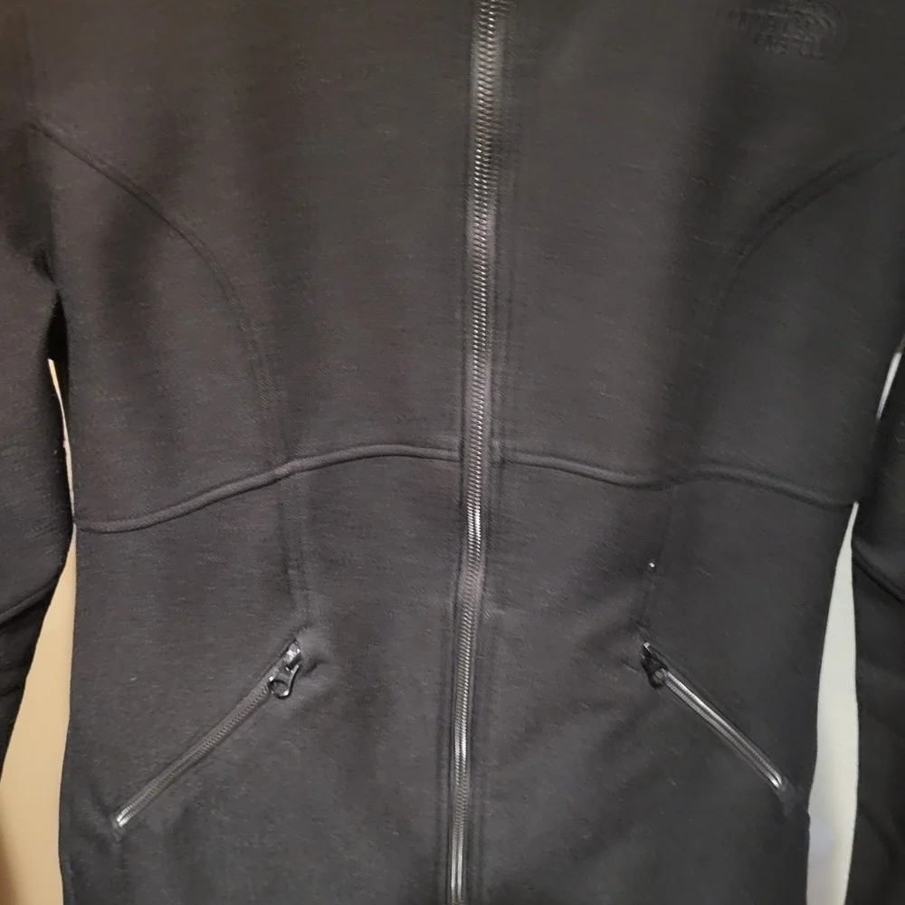The North Face Womens Lightweight Hooded Performance Black Jacket Size Medium - Picture 3 of 6